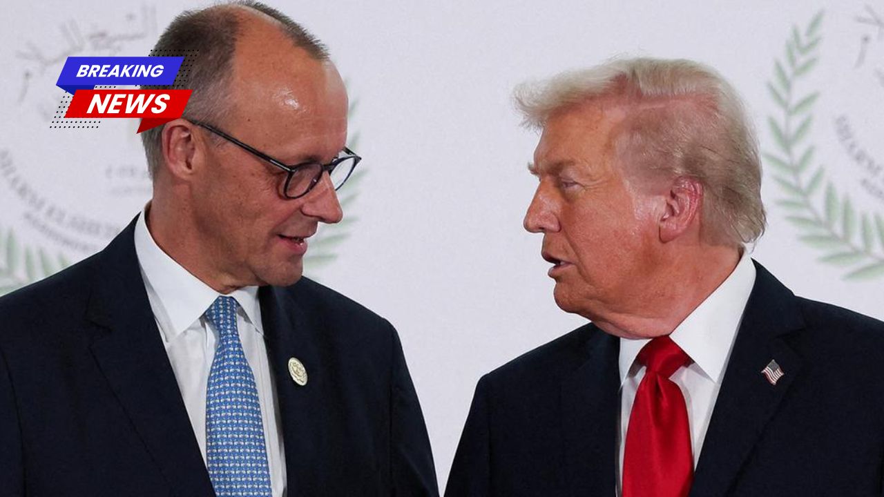 Trump trifft deutschen Bundeskanzler im Weißen Haus